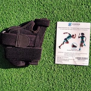 Copper Infused Right/Left Long Compression Adjustable Thumb Brace/Splint/Support